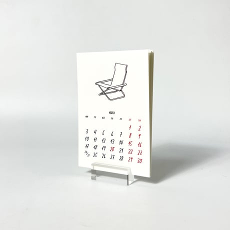 TAKESHI WADA "2025 VTG CHAIR COLLECTION CALENDAR"