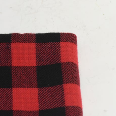 USED PLAID ACRYLIC WOOL BLANKET