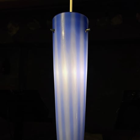 USED "NATIONAL" GLASS SHADE PENDANT LAMP