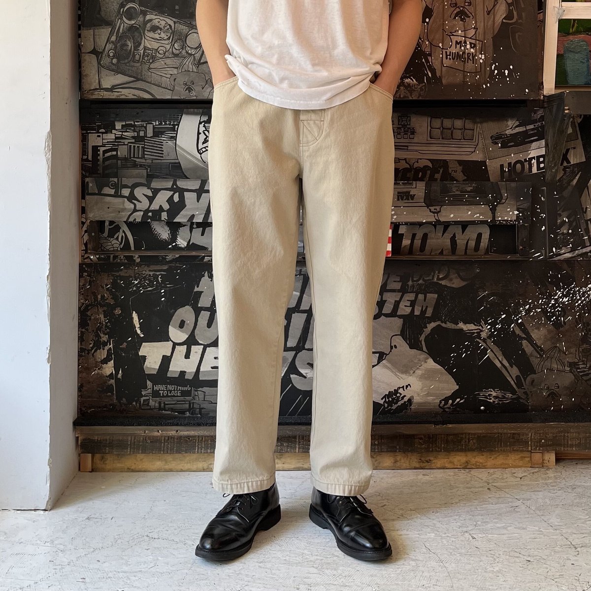COMFORTABLE REASON Rodeo Slacks/黒
