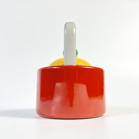 JAPAN USED POSTMODERN STEEL TEA KETTLE