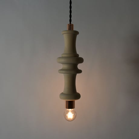 JAPAN USED WOODEN PENDANT LAMP