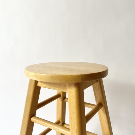 USED WOODEN HI-STOOL
