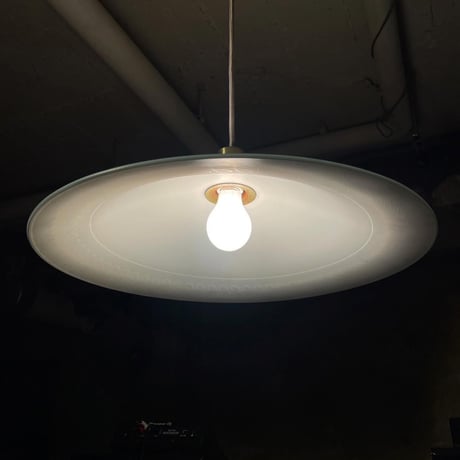 USED GLASS SHADE PENDANT LAMP