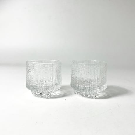 USED "IITTALA / ULTIMA THULE" OLD-FASHIONED GLASSES (SMALL)