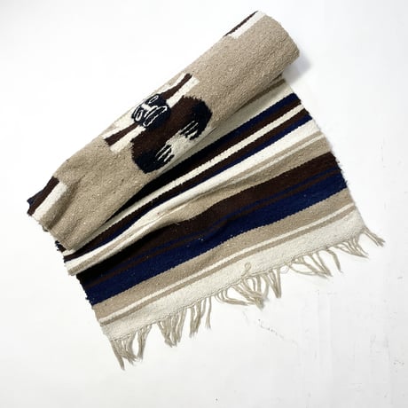 USED INDIAN NATIVE WOOL RUG