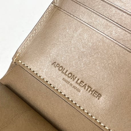 APOLLON LEATHER ”snap wallet / brass"
