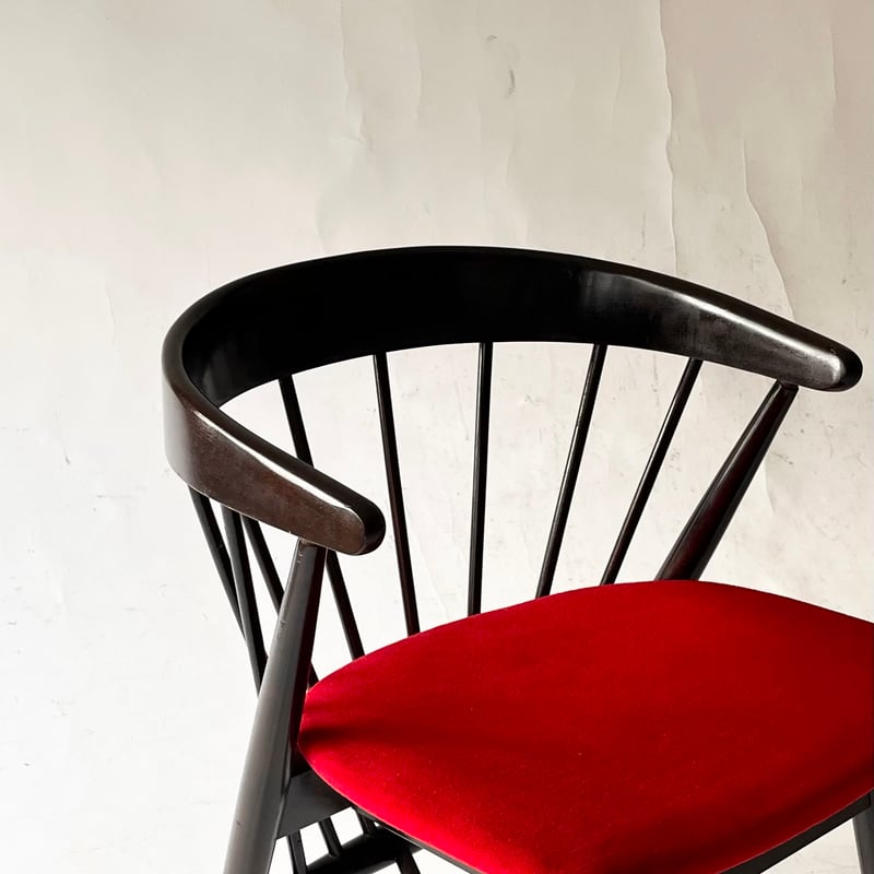 JAPAN VINTAGE 70'S “飛騨産業” WOODEN FRAME FABRIC A