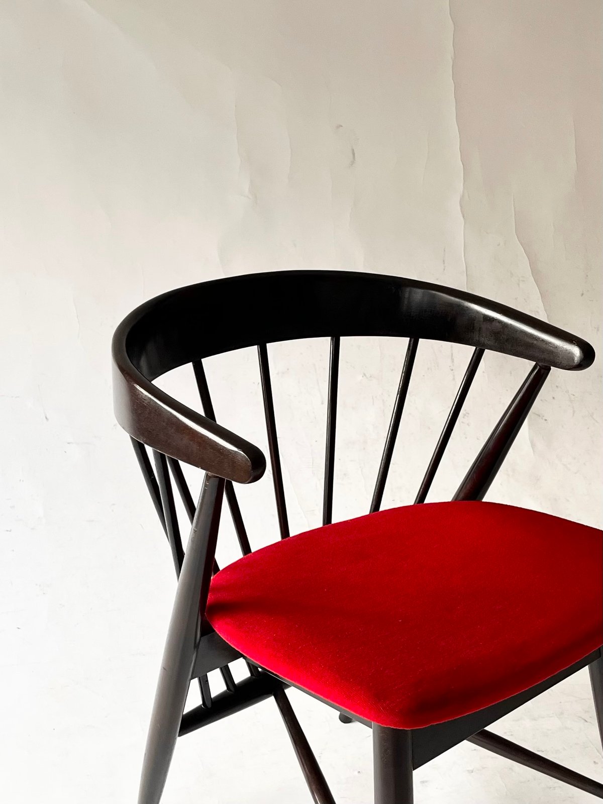 JAPAN VINTAGE 70'S “飛騨産業” WOODEN FRAME FABRIC A