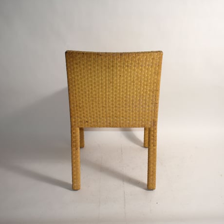 USED PLAITING LEATHER CHAIR
