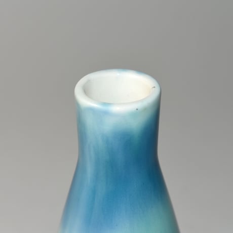USED CERAMIC PATTERNED FLOWER VASE