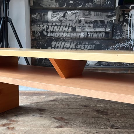 USED WOODEN LOW TABLE