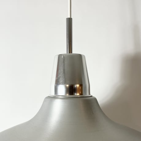 USED ALUMINUM DOME SHADE PENDANT LAMP