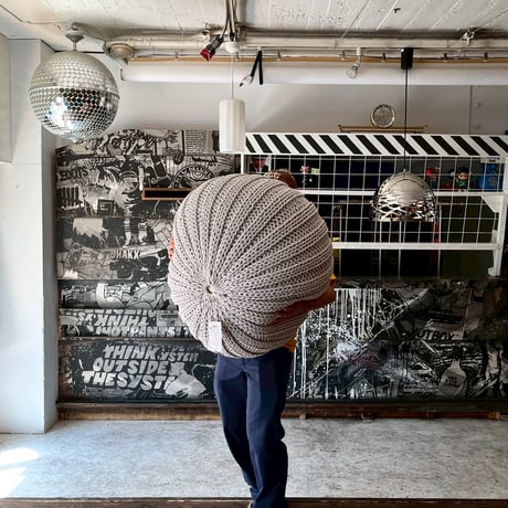USED COTTON ROUND CUSHION