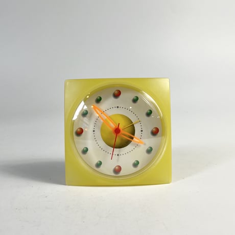 USED PLASTIC ALARM CLOCK