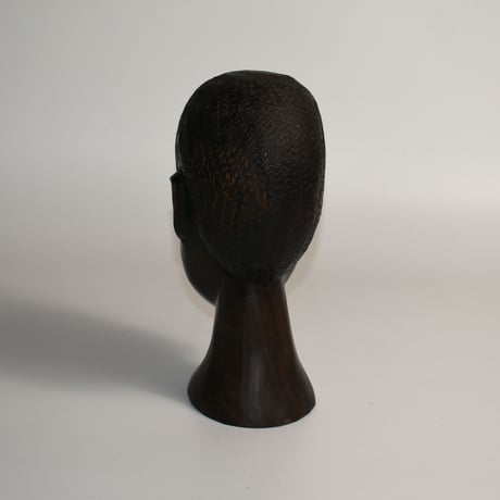 USED WOODEN FACE STATUE