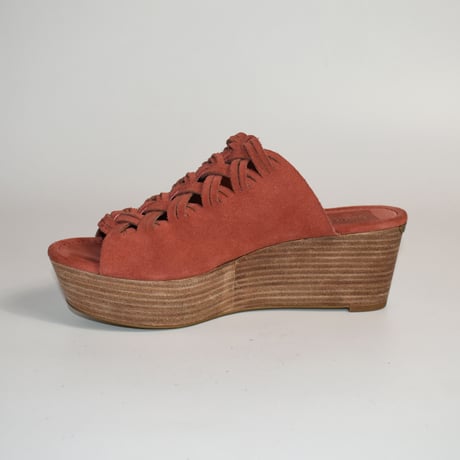 LADIES USED "MICHAEL KORS" SUEDE HEEL SANDAL