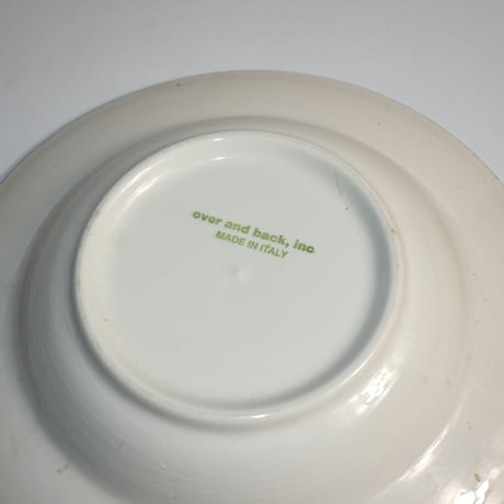 USED “OVER AND BACK, INC” CERAMIC DISH