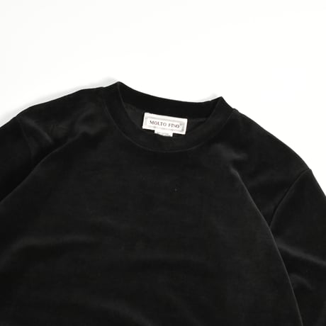 USED "MOLTO FINO" VELVET L/S T-SHIRT