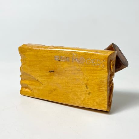 CARVED WOODEN HAND FIGURINE