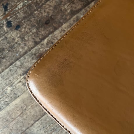 USED “FASEM” METAL FRAME GENIUS LEATHER CHAIR