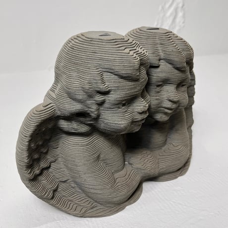 VINTAGE 90’S CHERUB 3D PAPER SCULPTURE