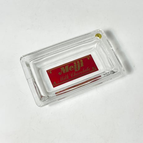 USED "MEIJI" GLASS ASHTRAY