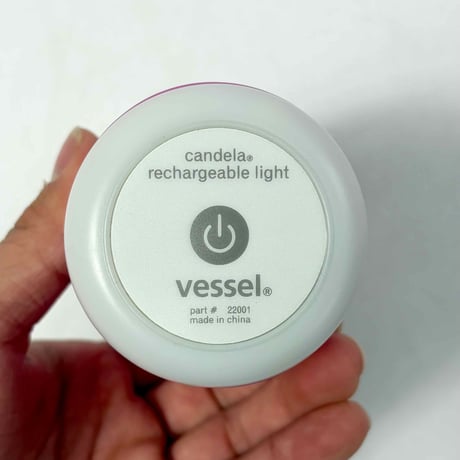 USED "VESSE" OXO CANDELA RECHARGEABLE LIGHT