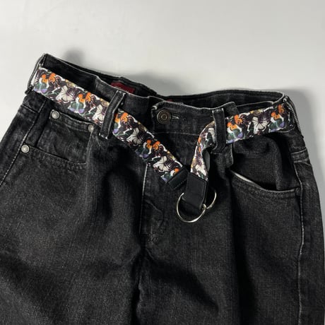 USED BUTTERFLY PRINT BELT