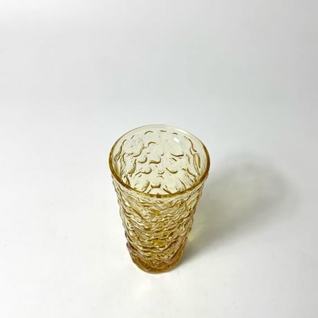 VINTAGE 60'S "FIRE KING" MILANO HONEY GOLD 60Z JUICE GLASS