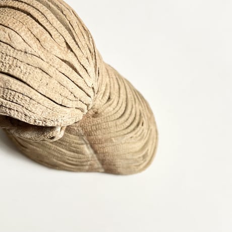 VINTAGE CLAY MUMMY STATUE