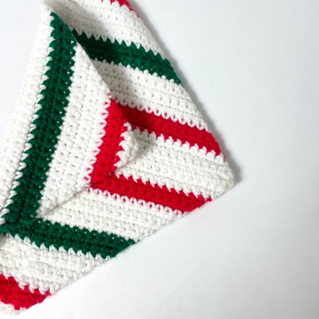 USED HANDMADE CROCHET POT MAT SET