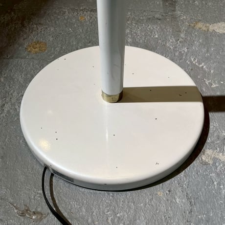 JAPAN USED 90’S-00’S “NATIONAL” IRON FRAME FABRIC SHADE FLOOR LAMP