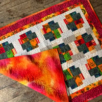 USED HANDMADE PATCHWORK QUILT