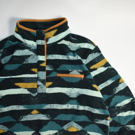 USED 90'S "COLUMBIA" PULLOVER FLEECE JACKET