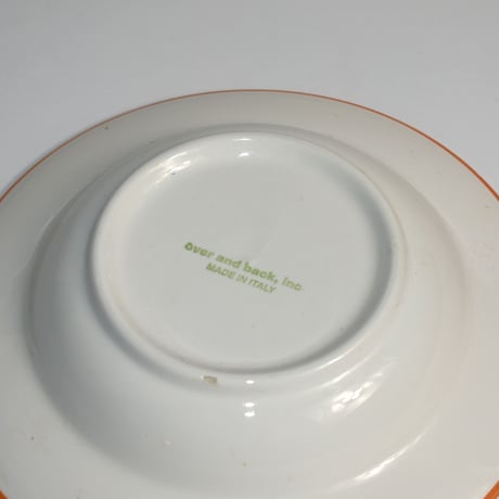 USED “OVER AND BACK, INC” CERAMIC DISH