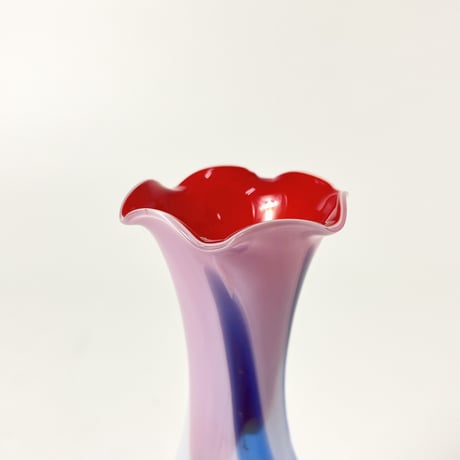 USED GLASS FLOWER VASE