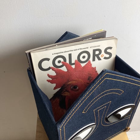 SMILE DENIM FABRIC MAGAZINE BOX