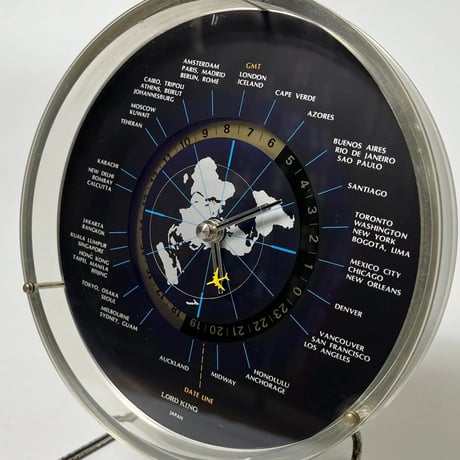 JAPAN USED WORLD CLOCK