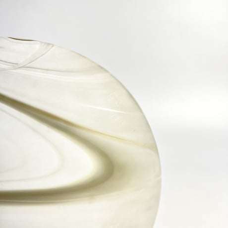 USED 70'S "PEILL&PUTZLER / CARRARA" MARBLE GLASS TABLE LAMP