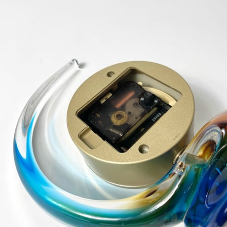JAPAN USED GLASS STAND CLOCK