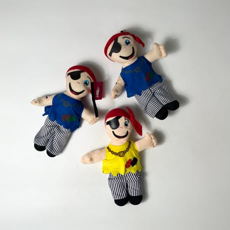 USED PIRATE COSTUME PLUSHES