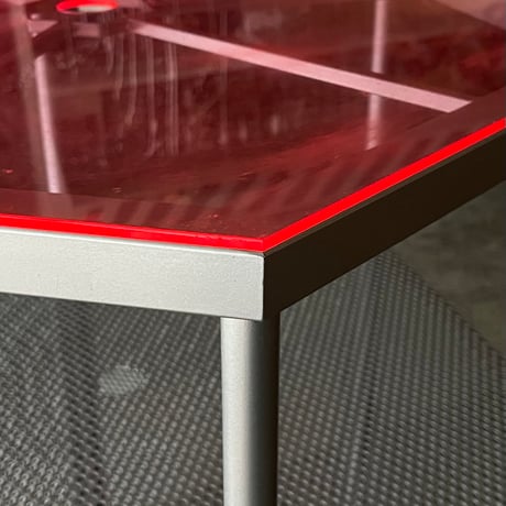 USED ACRYL TOP BOARD PUNCHING METAL CARRY STAND