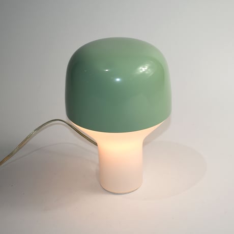 USED "TEO" GLASS & IRON TABLE LAMP