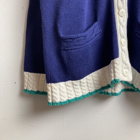 USED "90'S EDDIE BAUER" COTTON CARDIGAN