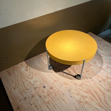 JAPAN USED  "OKAMURA" WOODEN CARRY COFFEE TABLE