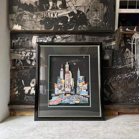USED "STEVE MCGEE / NIGHTS ON BRODEWAY" 3D SILK SCREEN ART