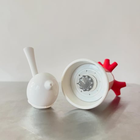 USED "KOZIL" PEPPER MILL WITH SALT SHAKER