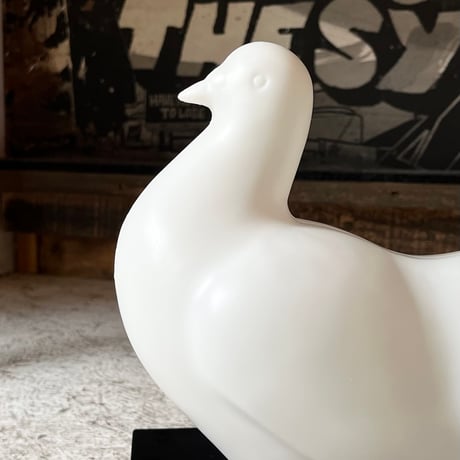 JAPAN USED PIGEON TABLE LAMP