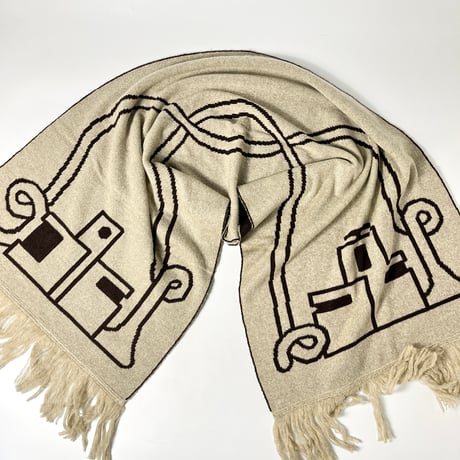 TAKESHI WADA "UNKNOWN" SCARF